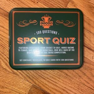 Sports Quiz Trivia Game 100 Questions New